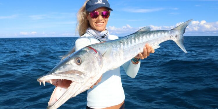 BIT IN HALF! Offshore Fishing for Monster Barracuda in Florida