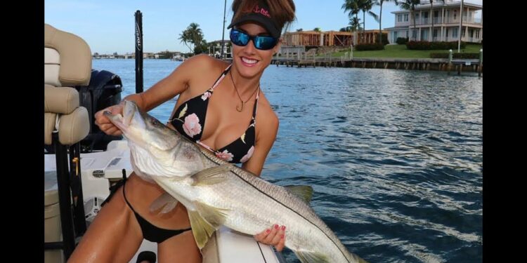 Big SNOOK and a Dip in the POOL !