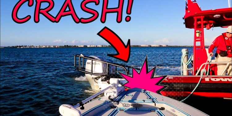 ENGINE FAILURE & BOAT ACCIDENT- We Got Hit by Another Boat! (Stuart Florida Fishing)