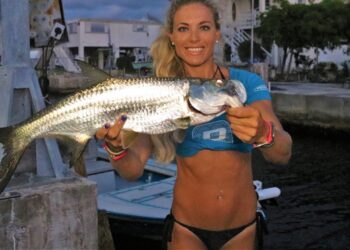 FISHING for Baby Tarpon in Backyard Florida Keys Honey Hole Video