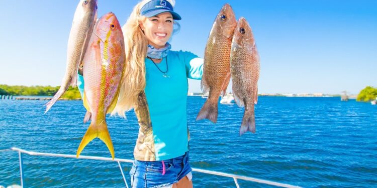 Florida Mangrove Snapper Fishing (Catch Clean Cook) Wok Fried Whole Fish!