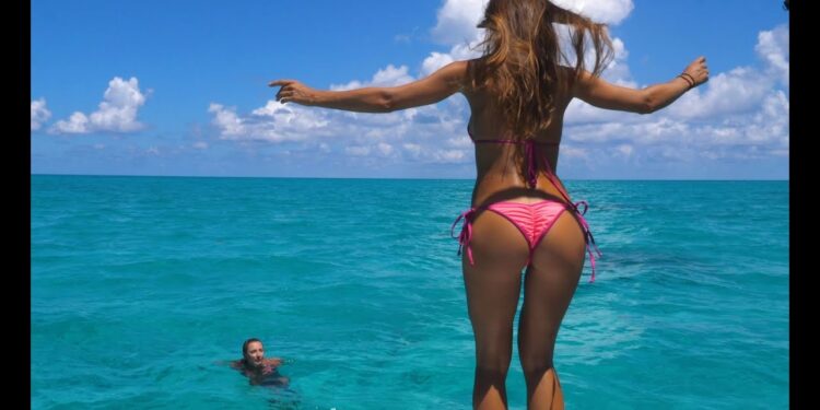 Going for a SWIM after a HOT day of Fishing!