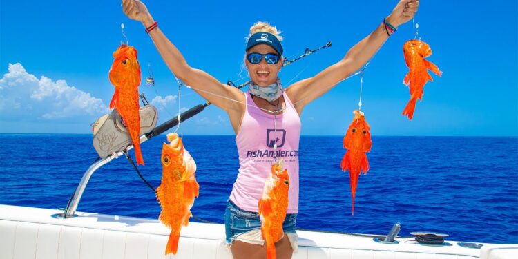LETHAL Fishing Rig! 900ft Deep Water Blackbelly Rosefish- Catch Clean Cook! (Deep Drop Fishing)