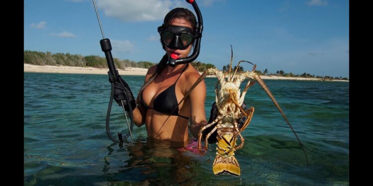 LOBSTERING in Grand Bahama