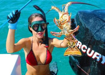 LOBSTERING in the BAHAMAS with a Polespear pt 2