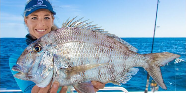 MONSTER Deep Sea Florida Porgy (Catch Clean Cook) Fresh Stone CRAB Stuffed Fish!
