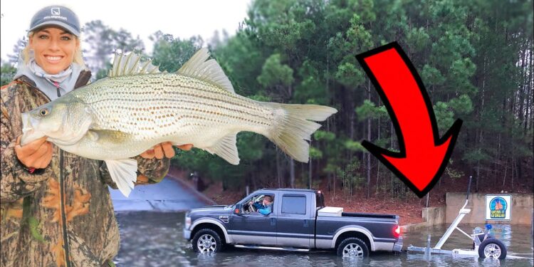 Surprise GIANT Fish Catch at DANGEROUSLY Flooded Lake!