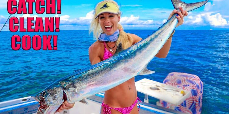 ULTIMATE Kingfish Catch Clean Cook – Honey Glazed SMOKED Fish Dip!