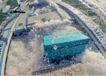 Unexpected BIG WAVES Swamp Our SMALL BOAT!