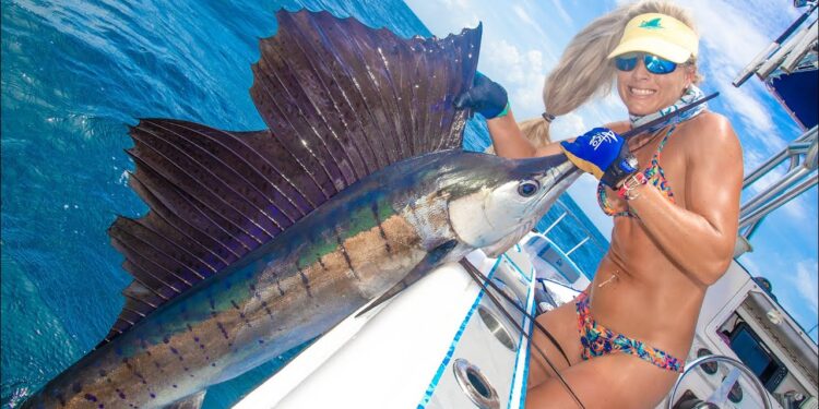 Unexpected GIANT Surprise Catch Deep Sea Wreck Fishing! Atlantic Sailfish in Stuart, Florida