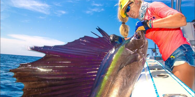 Unexpected SURPRISE CATCH! Giant BILLFISH Behind Our Boat! Deep Sea Sailfish- Stuart Florida Fishing