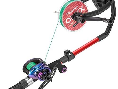 Piscifun Speed X Fishing Line Spooler Machine with Unwinding Function – Fishing line Winder Spooler Fishing line Spooling Station Works with Spinning Reel, Cast Reel and Spincast Reel