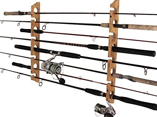 Rush Creek Creations Fishing Rod/Pole Storage Wall/Ceiling Rack