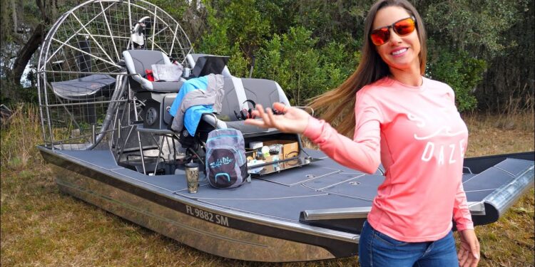 AIRBOAT Ride and a COOKOUT !