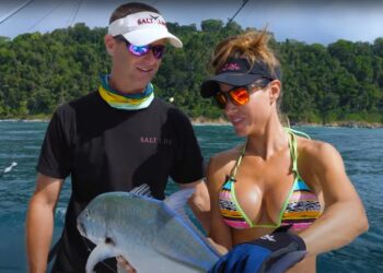 Catching a Bluefin Trevally