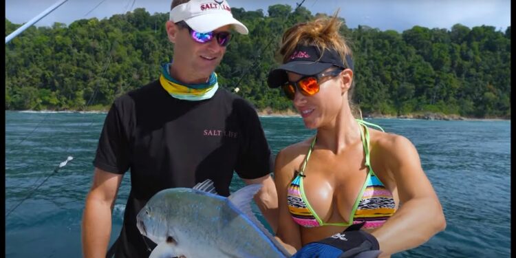 Catching a Bluefin Trevally