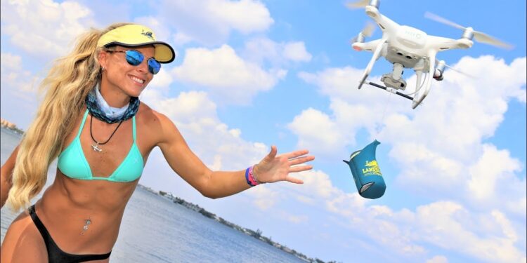 Florida Sandbar Raft Up Party ft. DRONE BEER Delivery!