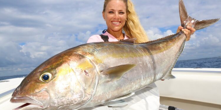 I DEFEATED This GIANT AMBERJACK! Hardest Fight of the Year!