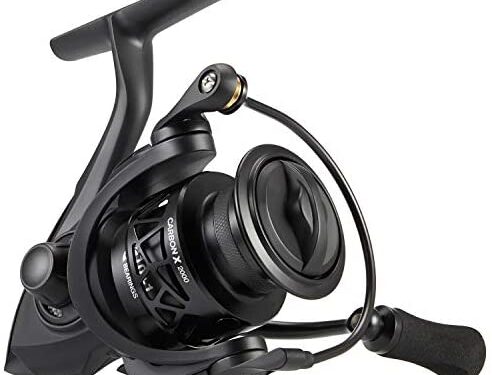 Piscifun Carbon X Spinning Reels – Carbon Frame and Rotor, Light to 5.1oz Spinning Fishing Reel, 5.2:1-6.2:1 High Speed Gear Ratio Spin Reel, 10+1 Shieled BB Smooth Powerful Fishing Reel for Freshwater and Saltwater
