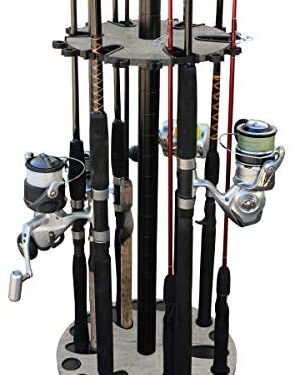 Rush Creek Creations 24 Round Spinning Fishing Rod Rack