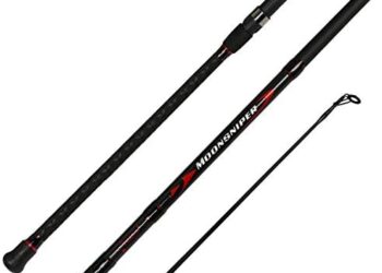 Fiblink Surf Spinning Fishing Rod 2-Piece Graphite Travel Fishing Rod(12-Feet & 10-Feet)