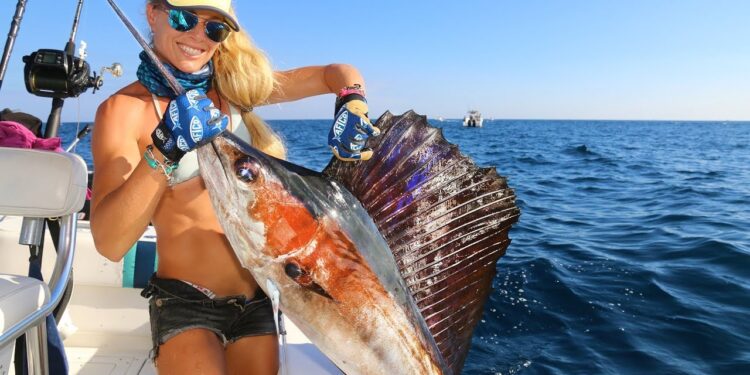 MASSIVE SAILFISH! Deep Sea Fishing with Fans!