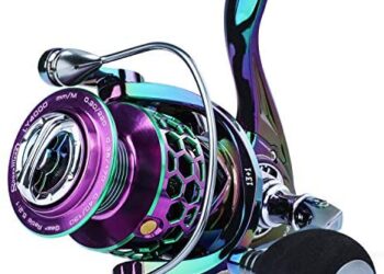 Sougayilang Colorful Fishing Reel 13 +1 BB Light Weight Ultra Smooth Powerful Spinning Reels, with CNC Line Management Graphite Frame, for Freshwater