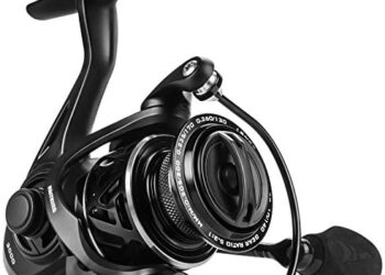 KastKing Zephyr Spinning Reel – Fresh and Saltwater Fishing Reel – 7+1 Stainless Steel Ball Bearings – Up to 33 Lbs Carbon Fiber Drag – Oversized Stainless Steel Main Shaft – Aluminum Spool