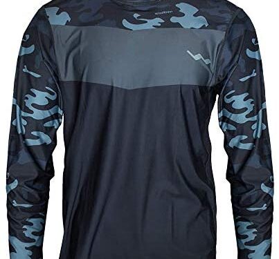 WindRider Long Sleeve Fishing Shirts for Men UPF 50+ Sun Protection with Mesh Sides Stain Resistant and Moisture Wicking