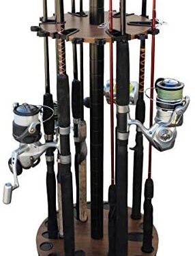 Rush Creek Creations 24 Round Spinning Fishing Rod Rack