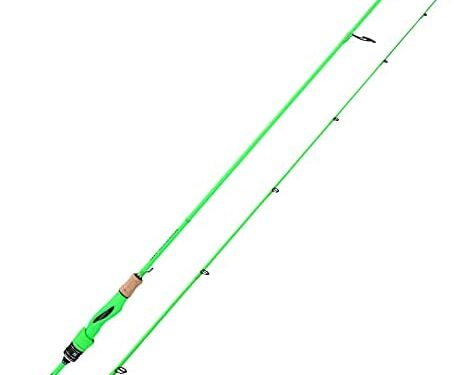 Sougayilang Fishing Rods,Sensitive Casting Rod & Spinning Rod of 24 Ton Carbon Fiber,Lightweight Two Pieces Inserts,Stainless Steel Guides Fishing Rod