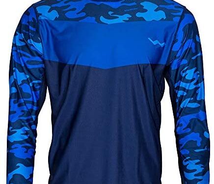 WindRider Long Sleeve Fishing Shirts for Men UPF 50+ Sun Protection with Mesh Sides Stain Resistant and Moisture Wicking