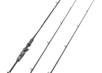 Entsport E Series – Camo Legend 2-Piece 7-Feet Casting Rod 24 Ton Carbon Fiber Baitcasting Fishing Rod with 2 Tips – Medium and Medium Heavy Portable Baitcast Rod Bass Fishing Rod Baitcaster