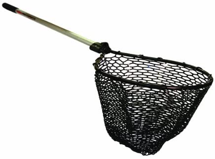 Frabill Pro-Formance Rubber Net | Premium Rubber Landing Net for Freshwater and Saltwater | Fish-Friendly Knotless Netting | Hoop Size: 20″ x 23″