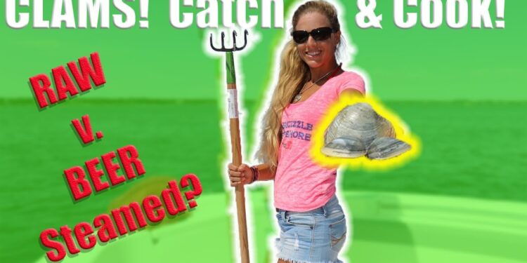 RAW CLAMS v. STEAMED IN BEER Challenge! Catch Clean Cook