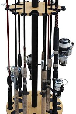 Rush Creek Creations 24 Round Spinning Fishing Rod Rack