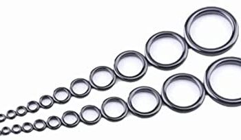 14 Sizes Fishing Rod Repair Kit Fishing Rod Guide Repair Kit Rod Tip Repair Kit Rod Ceramic Guides Ring Fishing Rod Eye Replacement Kit (28 PCS)