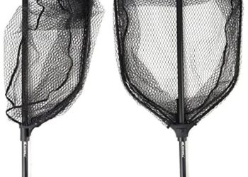 BLISSWILL Large Fishing Net Collapsible Fish Landing Net with Extendable Handle Knotless Nylon Fishing Net Safe Fish Net Durable Telescopic Dip Net for Fishing