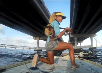 MONSTER Tarpon stuck in the Bahia Honda Bridge