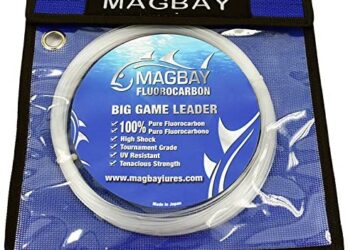 MagBay Lures 100% Pure Fluorocarbon Leader 150, 130, 100, 80, 60 & 40 lbs 33 Yard Fishing Line