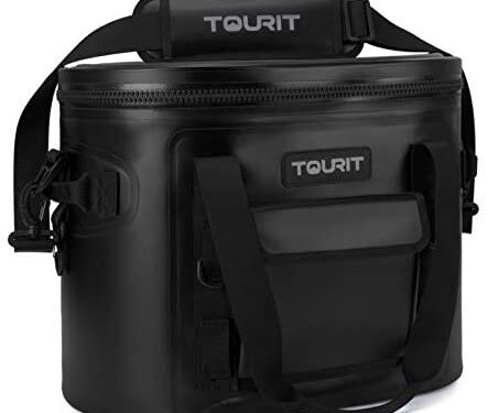 TOURIT Soft Cooler 30 Cans Leak-Proof Soft Pack Cooler Bag Waterproof Insulated Soft Sided Cooler for Hiking, Camping, Sports, Picnics, Sea Fishing, Road Beach Trip