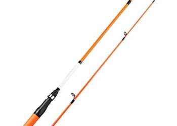 Sougayilang Fishing Rod, Composite Graphite & Glass Blanks Spinning Rod & Casting Rod-Two Pieces Fishinig Pole with SuperPolymer Handle