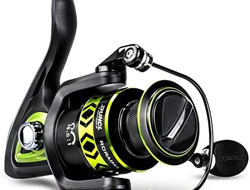 RUNCL Spinning Fishing Reel RORAIMA, Fishing Reel – Full Metal Body, 7+1 BB, Carbon Fiber 17.5 LB Max Drag, Braid-Ready Spool, CNC-Machined Spool – Smooth Freshwater Fishing Spinning Reel for Beginner