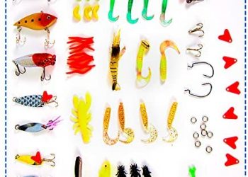 Fishing Lures Kits, Fishing Lures for Freshwater and Saltwater, Fishing Accessories Suitable for Fishing in Various Waters.