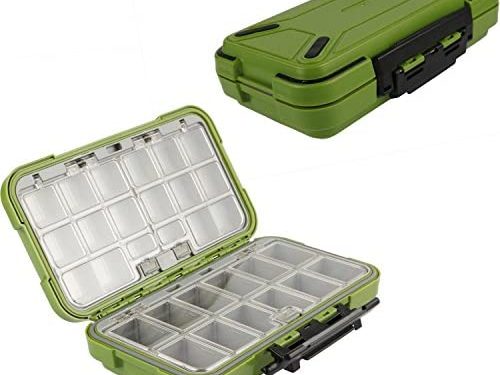 Goture Waterproof//2-sided//Fishing-Lure-Boxes-Bait,Small-Case, Mini-Box Storage Containers