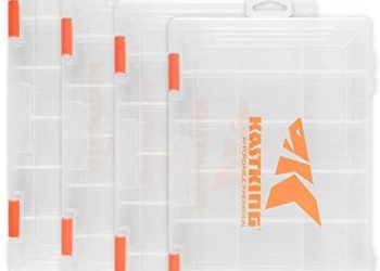 KastKing Tackle Boxes, Plastic Box, Plastic Storage Organizer Box with Removable Dividers – Fishing Tackle Storage – Box Organizer – 2 Packs /4 Packs Tackle Trays – Parts Box