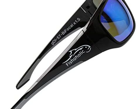 Fishoholic – BiFocal – Reader – Bi-Focal x1.5 x2.0 x2.5 Magnifications – Polarized Fishing Sunglasses – UV400 – Fishing Gift