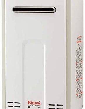 Rinnai V65eP Propane Tankless Hot Water Heater, 6.5 GPM