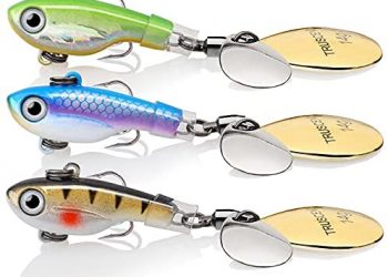 TRUSCEND Fishing Lures, Blade Bait, Jigging Spoon, Metal Vibe Sinking Lure, Long Casting Metal Lipless Crankbait, Fishing Spoon Blade, Perfect Lures for Bass Walleye Trout Crappie Perch