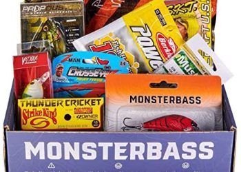 MONSTERBASS Pro Box with Regional Bass Fishing Tackle Kit (5+ Pro Bass Fishing Lures)